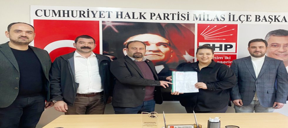 CHP’de Meclis’e ilk başvuru genç Şehir Plancısı Perçin’den 