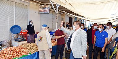 Başkan Tokat; Önceliğimiz Selimiye ve Beçin pazar yerlerini yenilemek.
