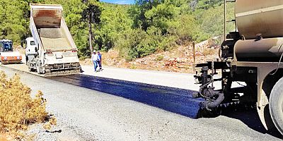 Bodrum Kızılağaç-Çamlık Bağlantı Yolu Asfaltlandı