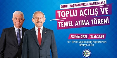 Kılıçdaroğlu, Büyükşehir Yatırımları İçin Muğla’ya Geliyor