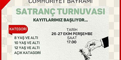 MİLAS BELEDİYESİ 29 EKİM CUMHURİYET BAYRAMI SATRANÇ TURNUVASI BAŞLIYOR